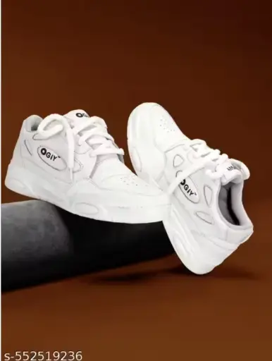 Ogiy White Stylish causal shoes/Snaker
